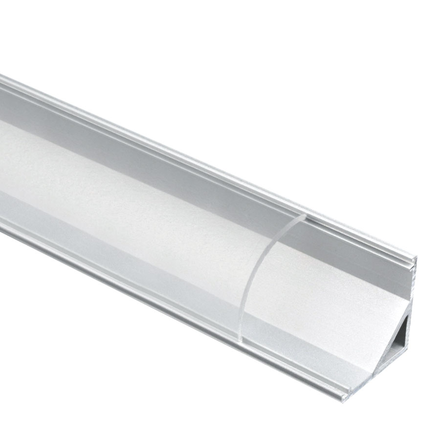 Perfil em L com Difusor Transparente