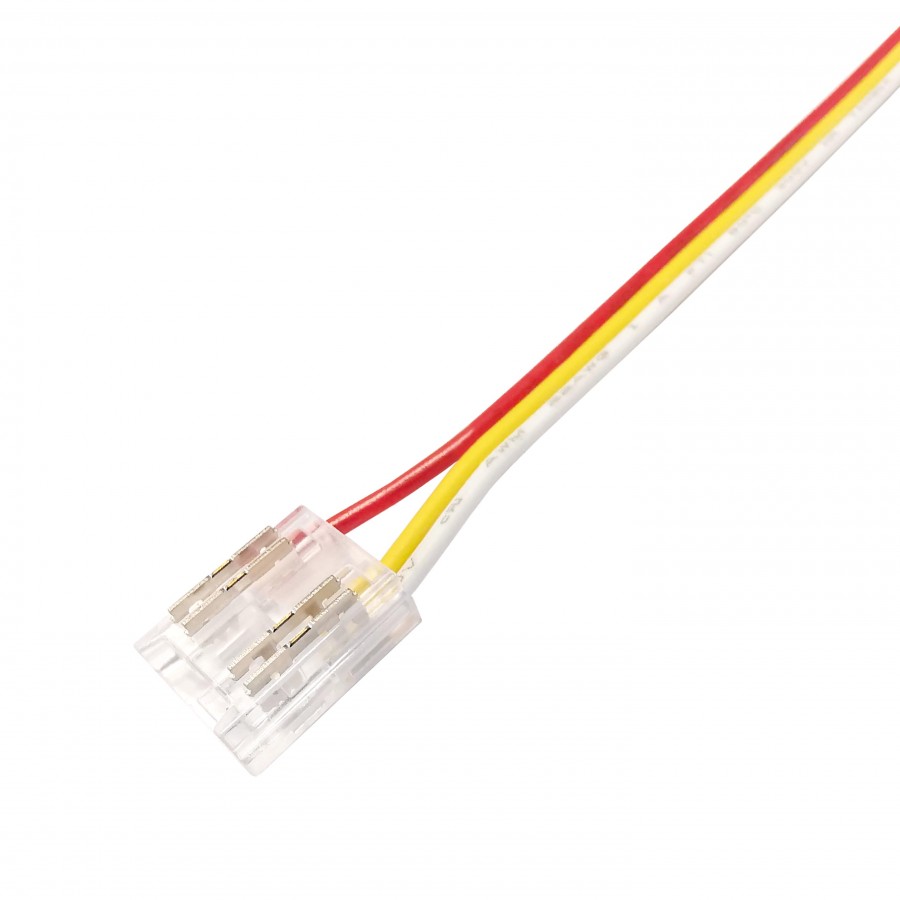 CONECTOR IP20 C/3 FIOS 15cm<->COB 10MM CCT