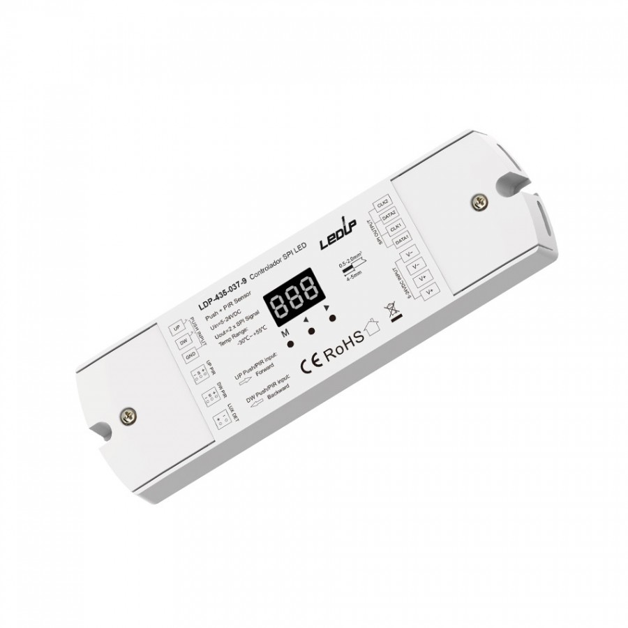 Controlador RGB/MONOCOR + 2 Sensores PIR | Fita LED Digital 5~24V