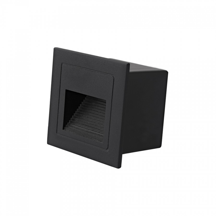 SKAT 3W 4000K | Aplique de Parede (Encastrar) Preto