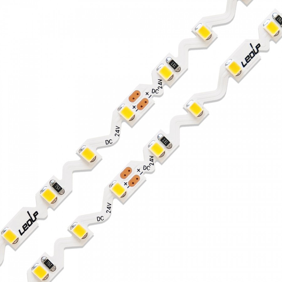 FITA LED 24V  7.2W ZIGZAG 72LEDs IP20 PREMIUM Plus | 3000K