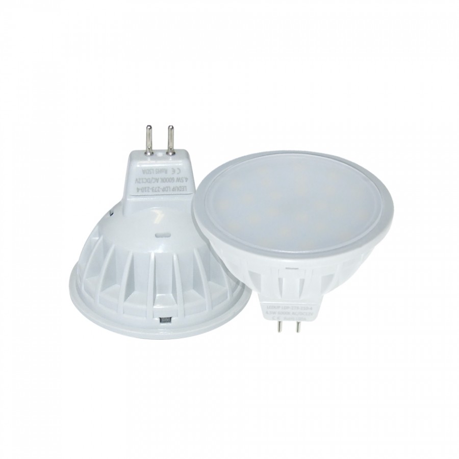  LÂMPADA LED GU5.3 (MR16) 4.5W 6000K | PRO