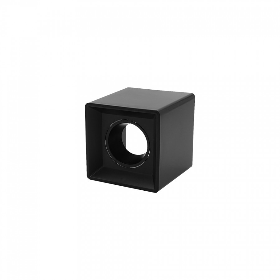 Aro Quadrado Saliente | Preto