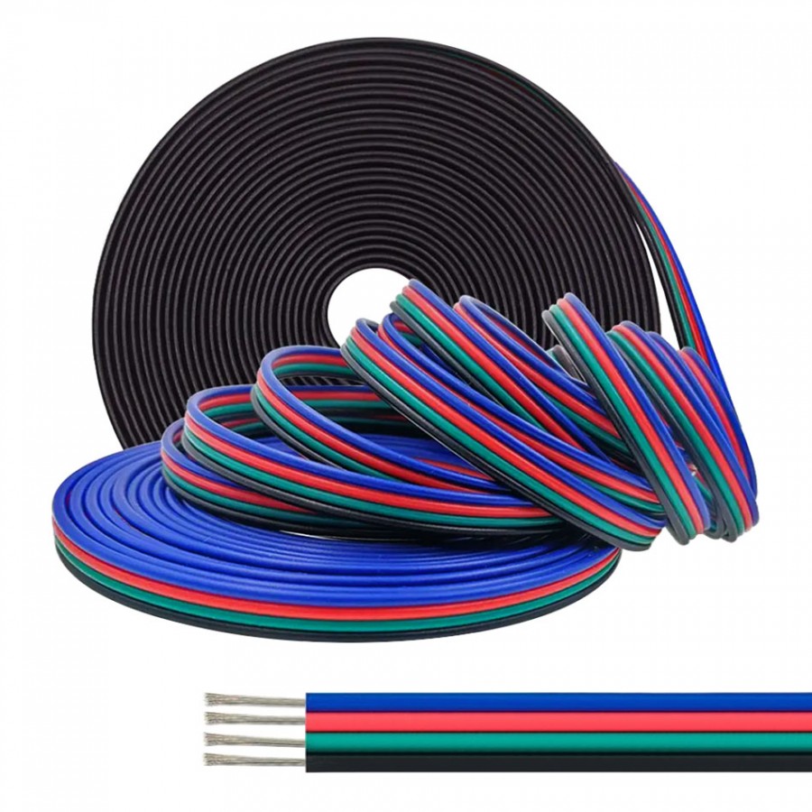 Rolo de Cabo RGB 20AWG | 100MTS