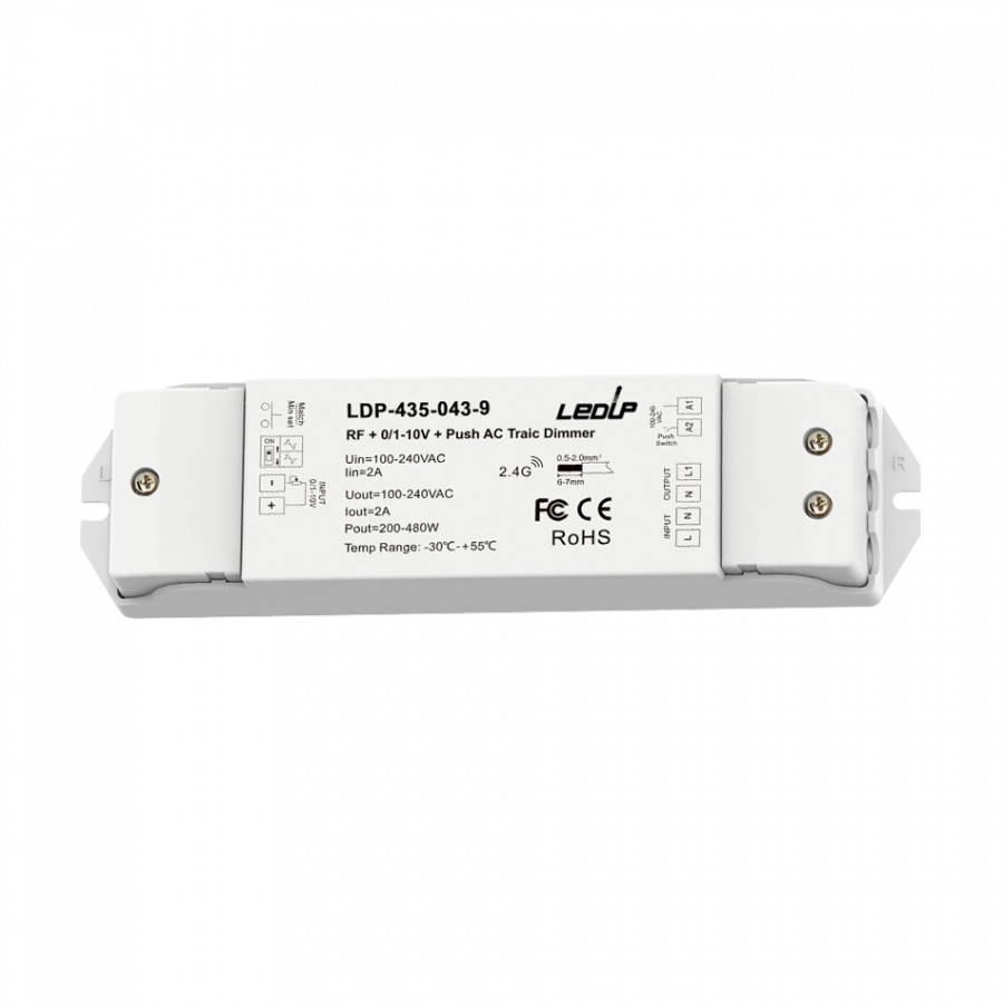 DIMMER 230V | RF + 0/1-10V + AC PUSH