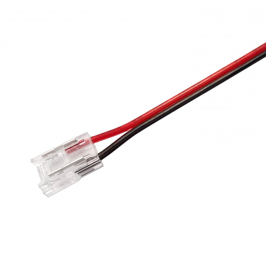 CONECTOR IP20 C/2 FIOS 15cm<->COB  8MM MONOCOR