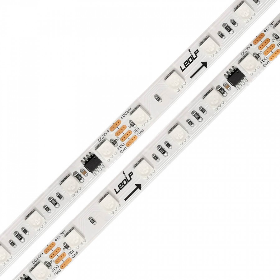 FITA LED DIGITAL 24V 14W 60LEDs IP20 PREMIUM Plus | RGB 10mm