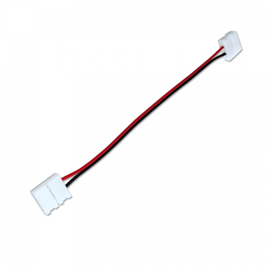 Conector União em Fio p/ Fita LED de 10mm | 2 Clips