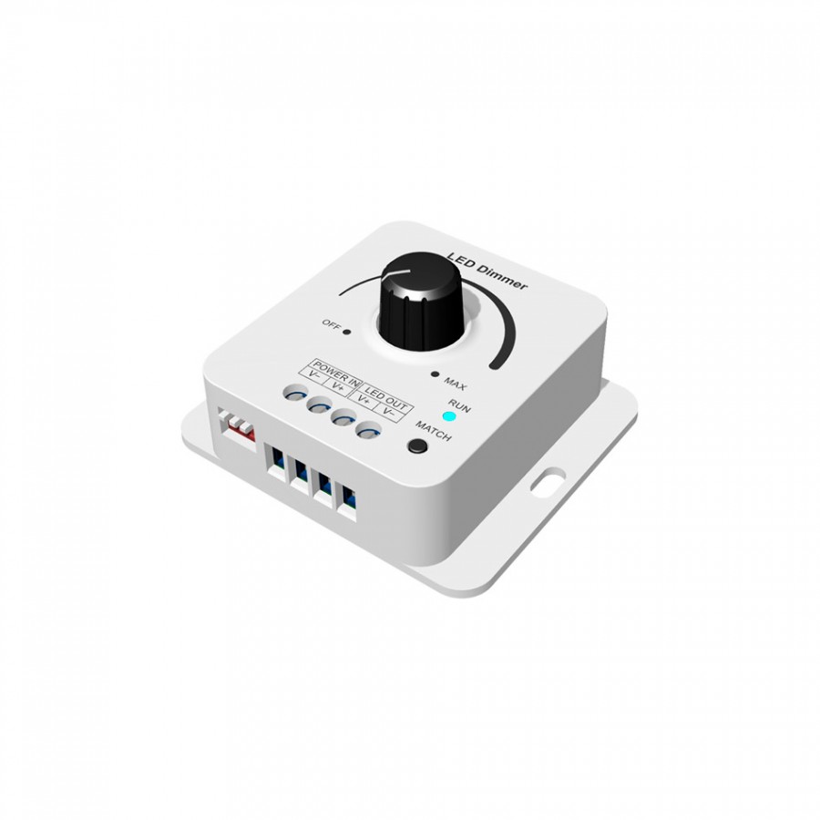 Controlador 1CH Monocor ROT + RF | Fita LED 12V & 24V