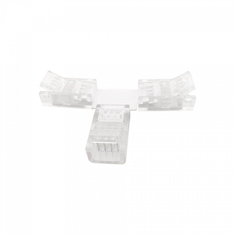 CONECTOR EM T 4 PINOS SMD<->SMD  8MM RGB